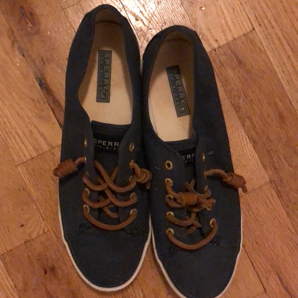 Sperry Womens Navy shoes, 8.5 size